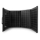 Panel solar, cargador, 60W, 2 puertos USB, negro y naranja, A06