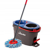 Vileda Mopa rotativa, dos cámaras, sistema de centrifugado, barra abatible, fácil limpieza de esquinas, turbo H2prO