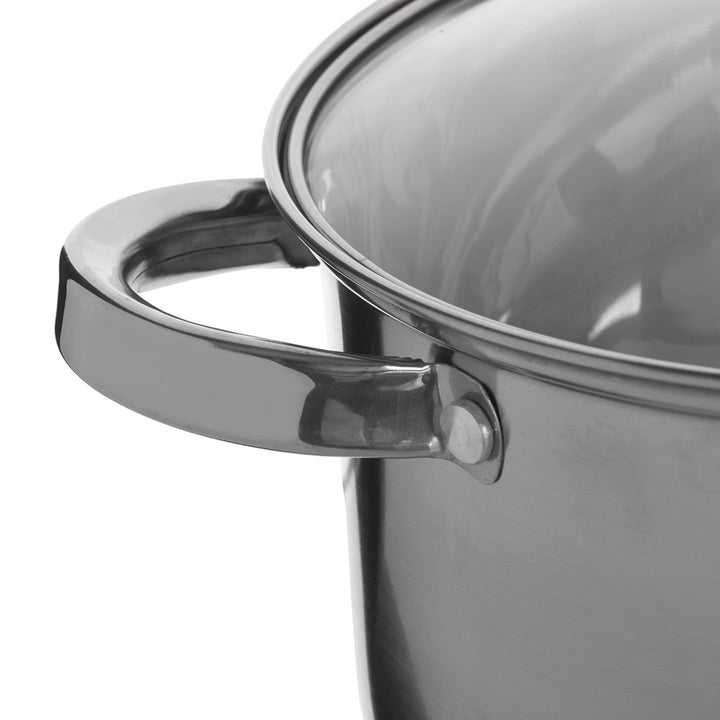 Maestro batería de cocina de 9 piezas 1,5L, 2L, 3L, 5L, acero inoxidable, apto para lavavajillas, apto para todo tipo de cocinas, placa de cocción, MR-2021