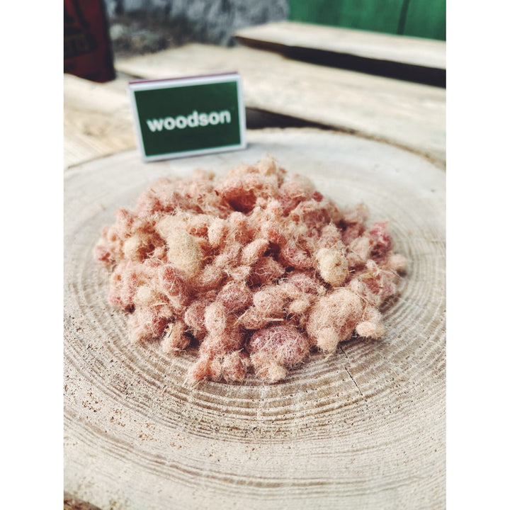 Woodson leña orgánica para barbacoa, pelo de madera, 250g, Pure Fire