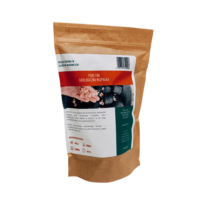 Woodson leña orgánica para barbacoa, pelo de madera, 250g, Pure Fire