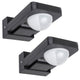 Detector de movimiento Maclean PIR, infrarrojos, IP65, max 2000W, MCE243 GR, 2 piezas
