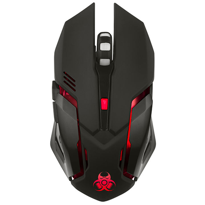 Ratón para juegos Tracer, inalámbrico, batería de 500 mAh, 3200 PPP, Gamezone Rocky RF Nano