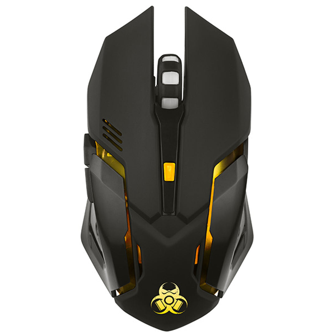 Ratón para juegos Tracer, inalámbrico, batería de 500 mAh, 3200 PPP, Gamezone Rocky RF Nano