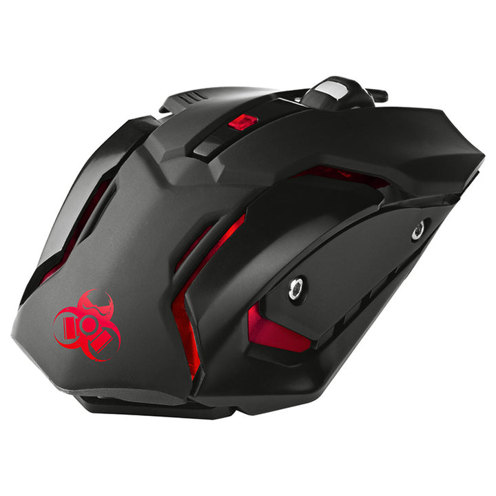 Ratón para juegos Tracer, inalámbrico, batería de 500 mAh, 3200 PPP, Gamezone Rocky RF Nano