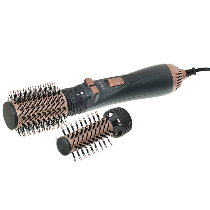LAFE rizador/secador giratorio, 2 velocidades, 3 niveles de calor, ionización, 1200W, Sleek and Shine Style