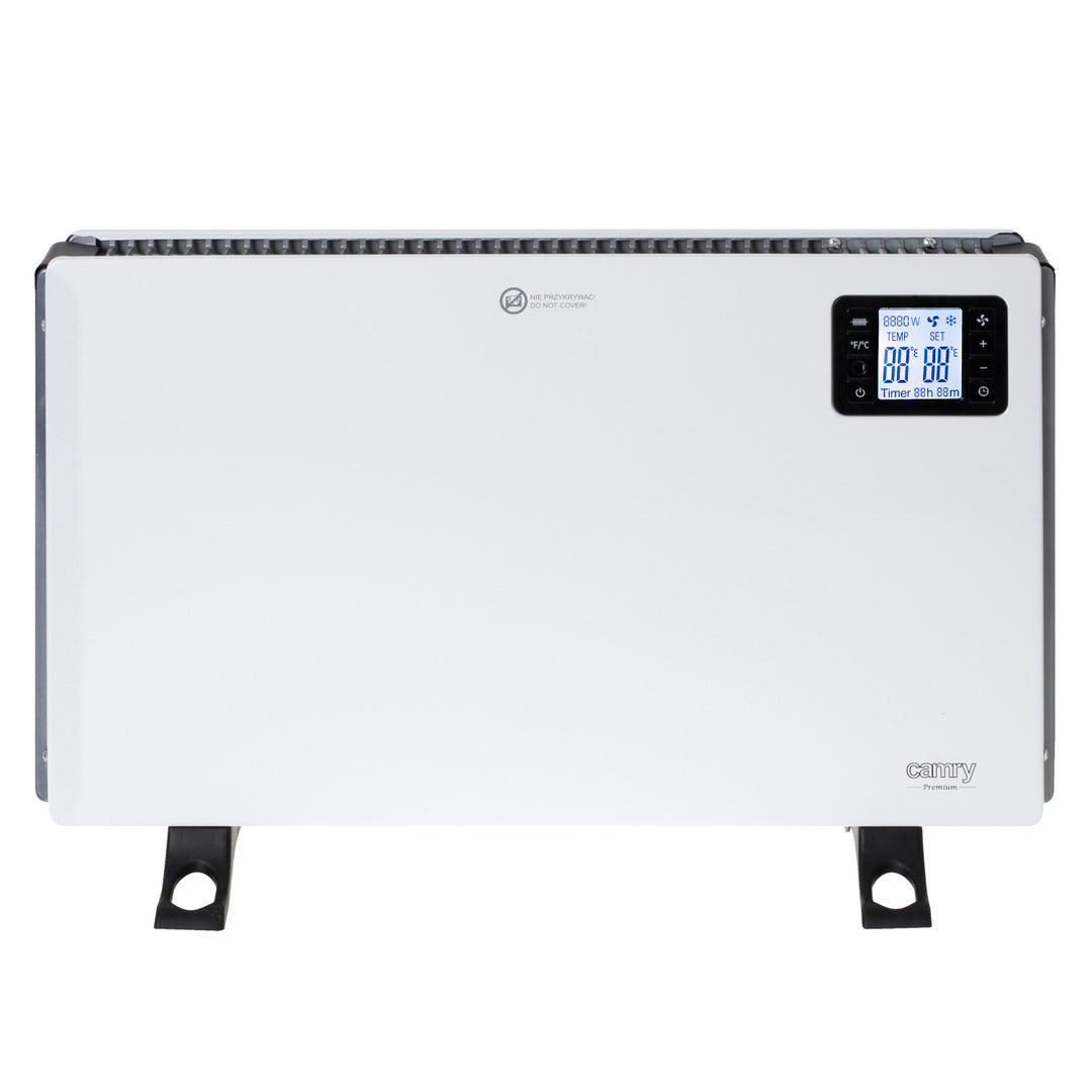 Convector Camry, potencia 2000W, panel LCD, mando a distancia, temporizador, termostato, CR 7739