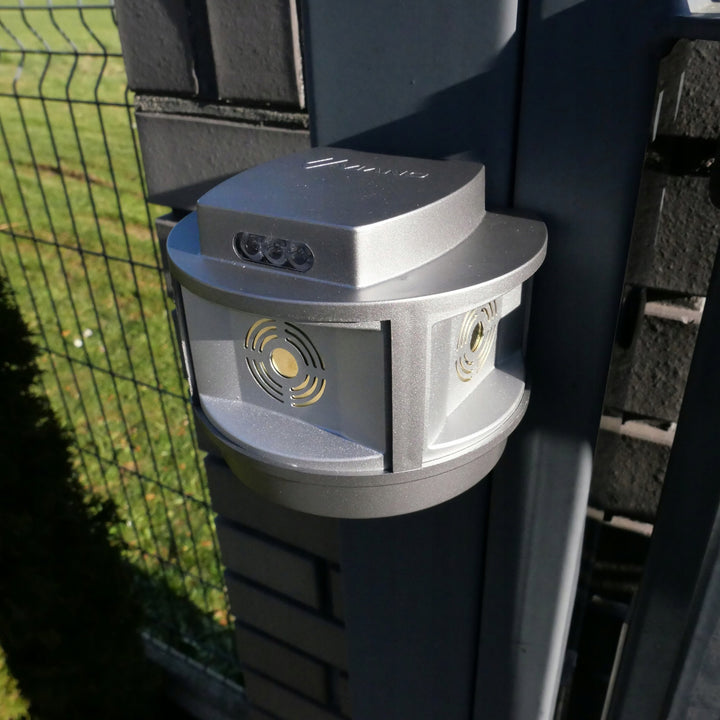 Ahuyentador de roedores inalámbrico martas ratones Viano, IP44, batería recargable Li-ion 4Ah, modo LED, Trio