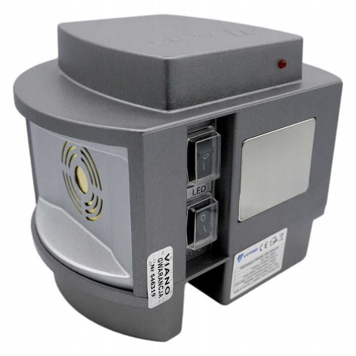 Ahuyentador de roedores inalámbrico martas ratones Viano, IP44, batería recargable Li-ion 4Ah, modo LED, Trio