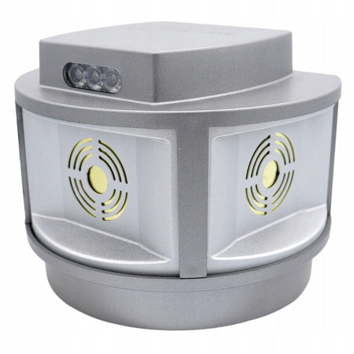 Ahuyentador de roedores inalámbrico martas ratones Viano, IP44, batería recargable Li-ion 4Ah, modo LED, Trio