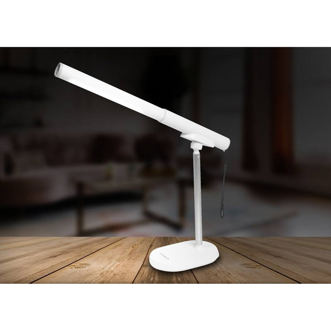 Svensson lámpara de oficina / linterna, 2 en 1, 8W de potencia, carga USB-C, control de brillo, LXBL1021B
