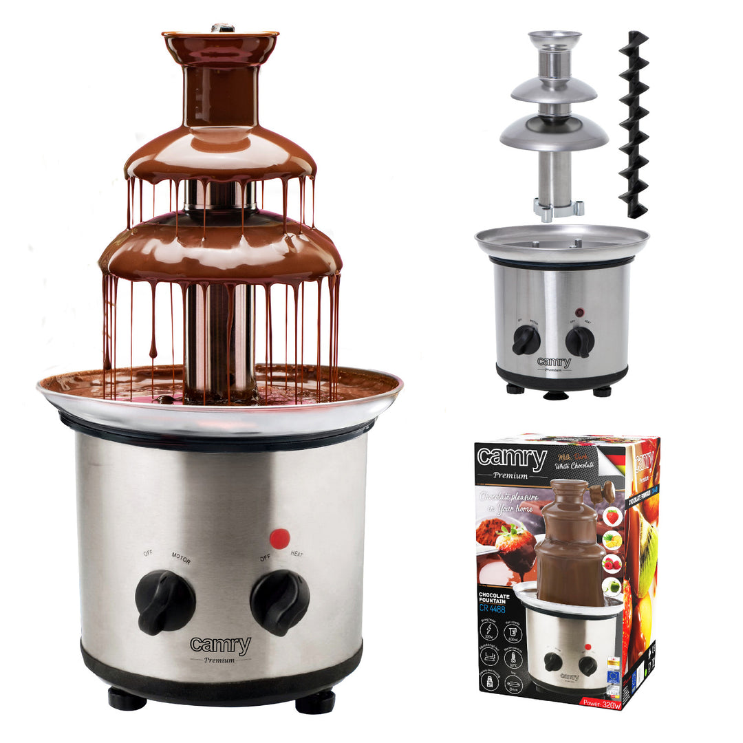 Fuente de chocolate Camry, capacidad 650ml, potencia 320W, CR 4488