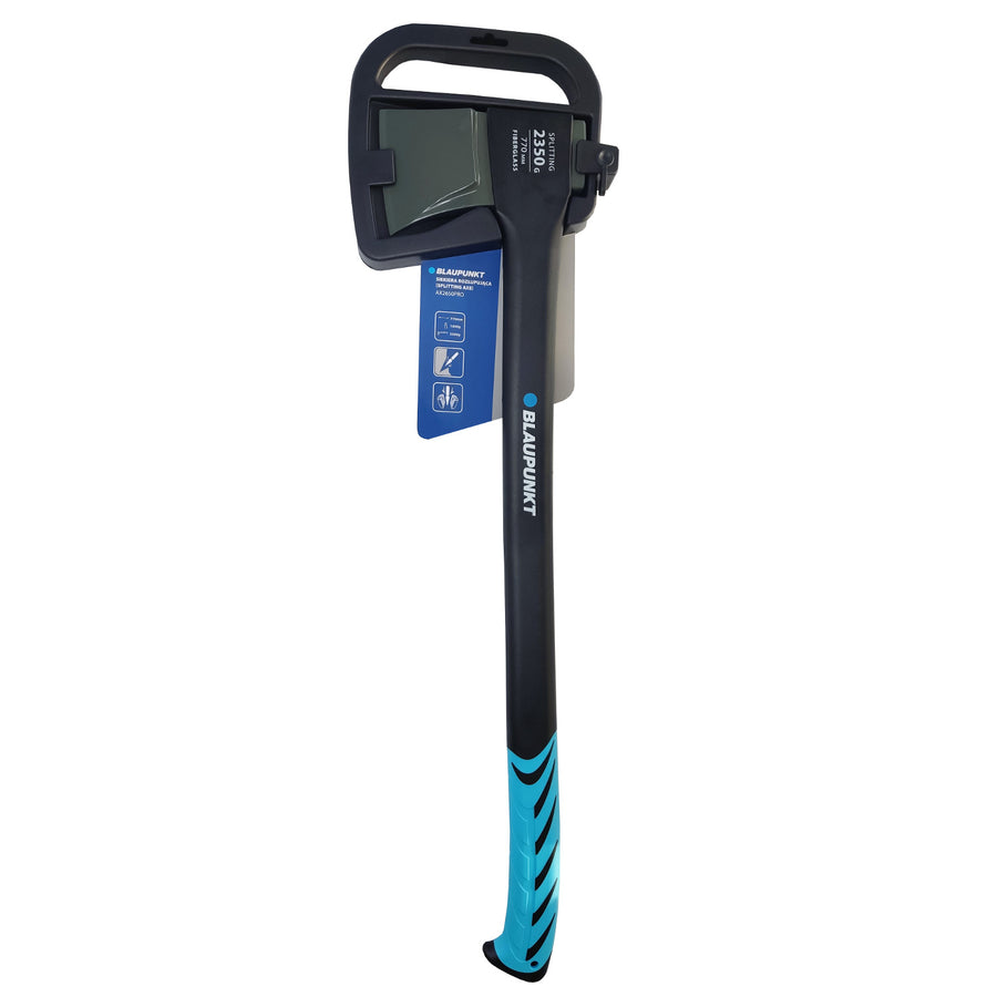 Hacha de dividir Blaupunkt, mango amortiguador y antideslizante, hoja con revestimiento antiadherente, equilibrada, AX2650PRO