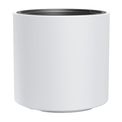 Maceta Prosperplast, con inserto, resistente a las heladas, altura 29cm, blanco, Heos