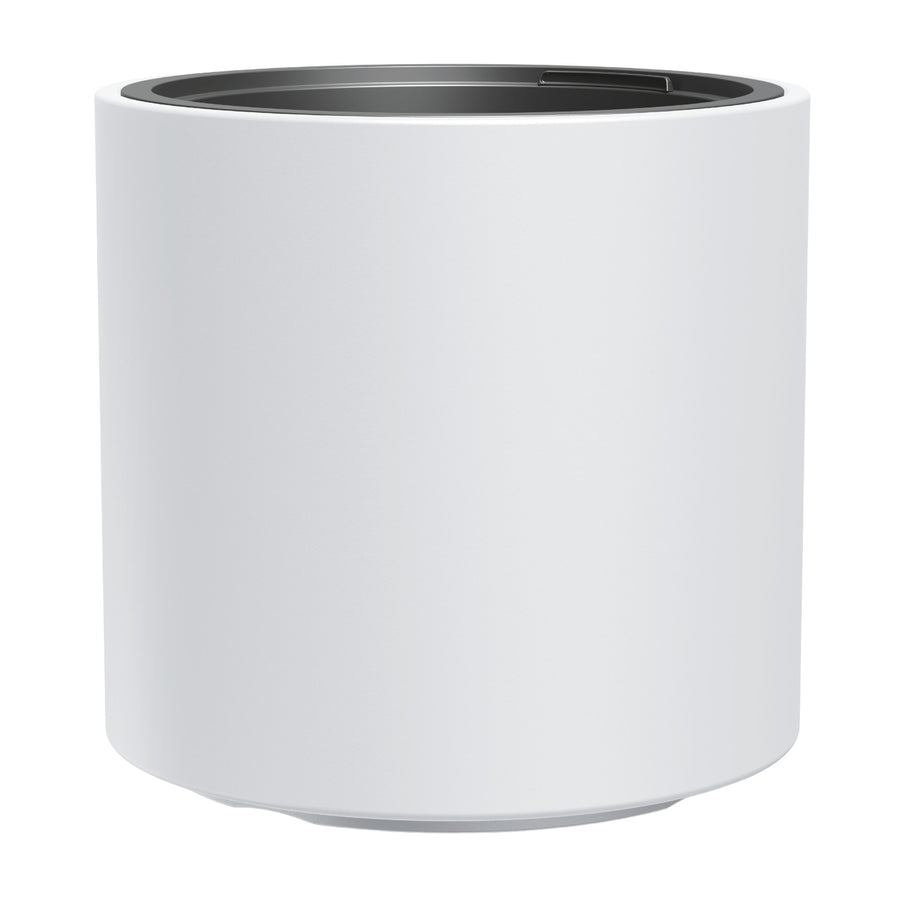 Maceta Prosperplast, con inserto, resistente a las heladas, altura 29cm, blanco, Heos