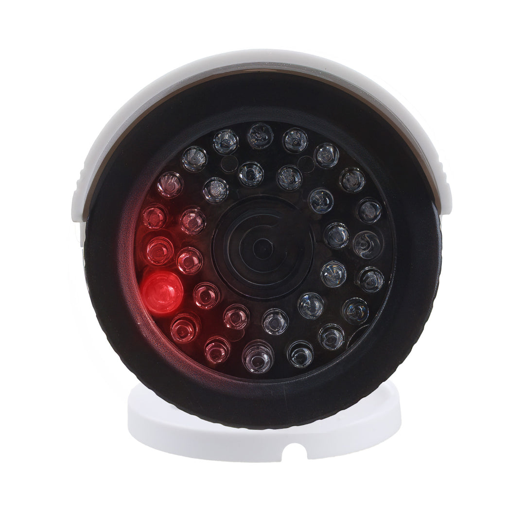Cámara tubular falsa, diodos IR LED, blanca, alimentación 2xAA (no incluidas), ABS, IR1800 W