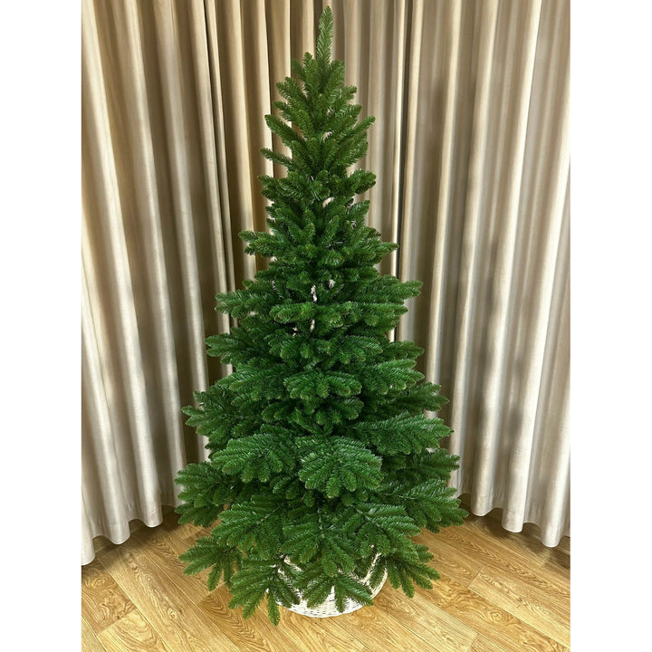 Árbol de Navidad artificial, abeto, de película de PVC, altura 220 cm