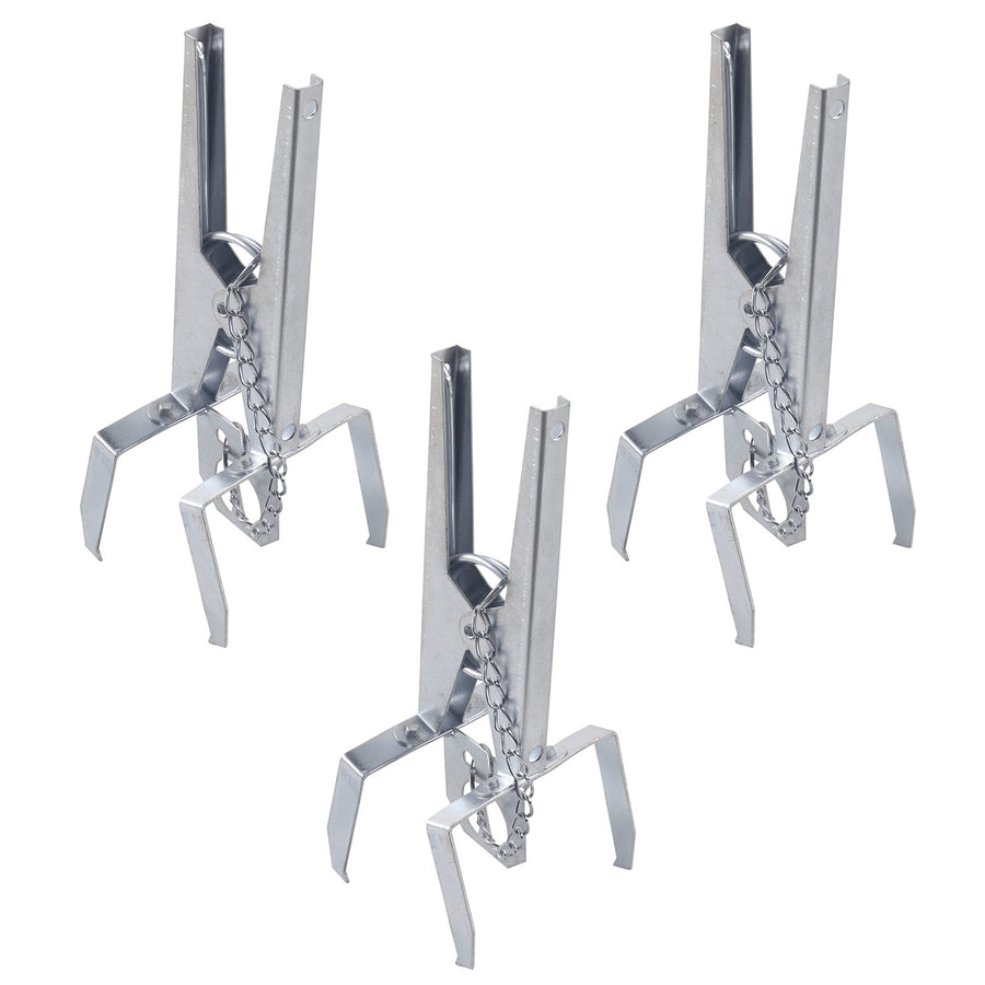 Trampa metálica antiparasitaria - estrecha, anchura: 7,5 cm, material: acero galvanizado, 3 piezas