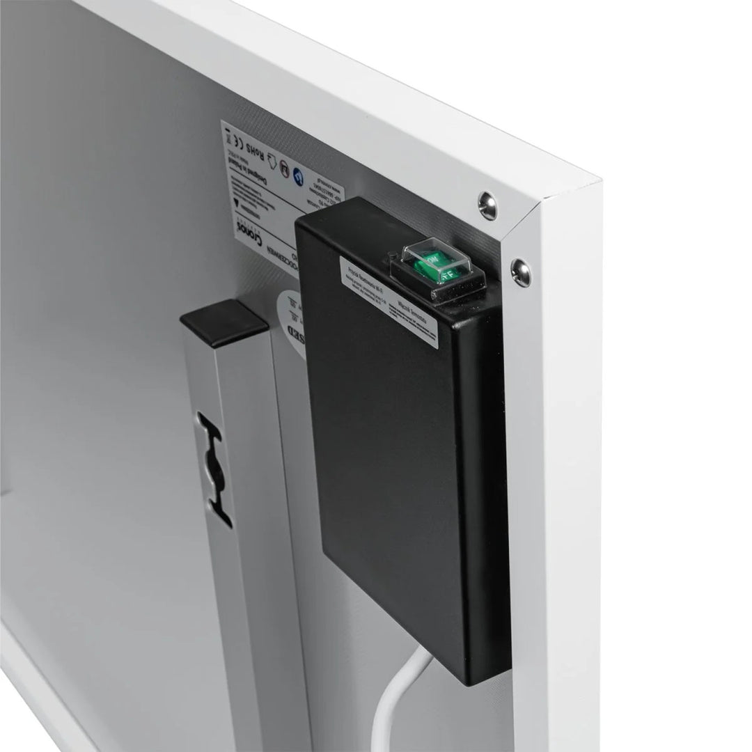 Calefactor por infrarrojos Cronos, 700 W, mando a distancia, superficie mate, ultrafino, calefacción económica, Graphene PRO CGP-700TWP