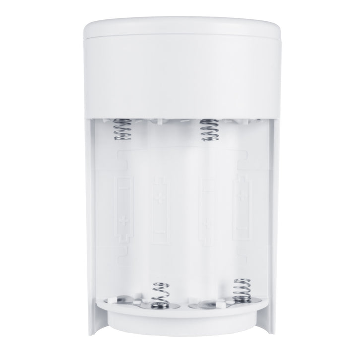 Dispensador automático Promedix, recipiente dispensador para jabones líquidos, líquidos desinfectantes, 300 ml, blanco, PR-540 W + 4 pilas Varta Industrial AA