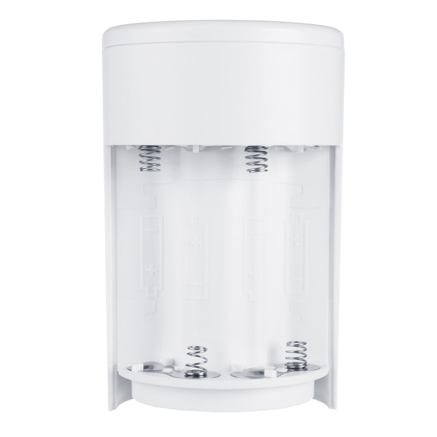 Dispensador automático Promedix, recipiente dispensador para jabones líquidos, líquidos desinfectantes, 300 ml, blanco, PR-540 W + 4 pilas Varta Industrial AA