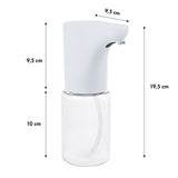 Dispensador automático Promedix, recipiente dispensador para jabones líquidos, líquidos desinfectantes, 300 ml, blanco, PR-540 W + 4 pilas Varta Industrial AA