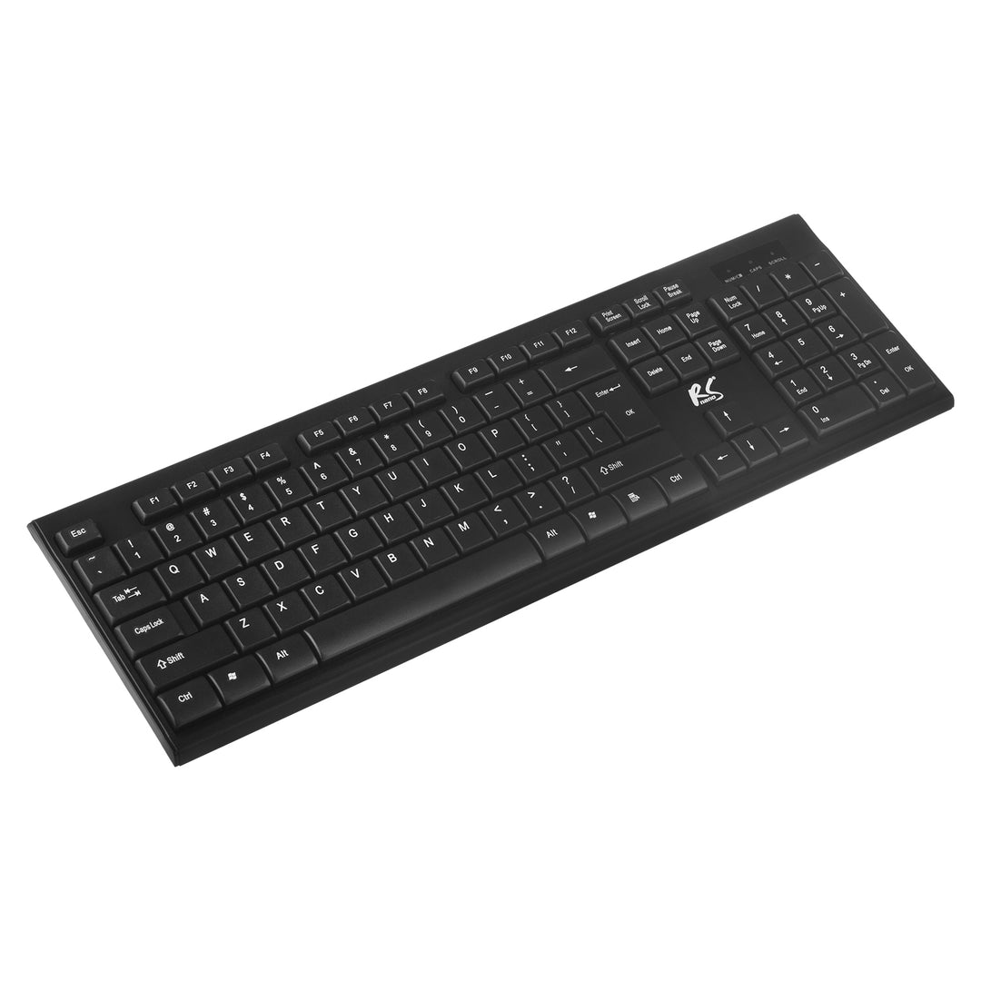 Teclado + ratón inalámbricos COMBO NanoRS, RS580 + 2 pilas alcalinas AAA Varta Industrial