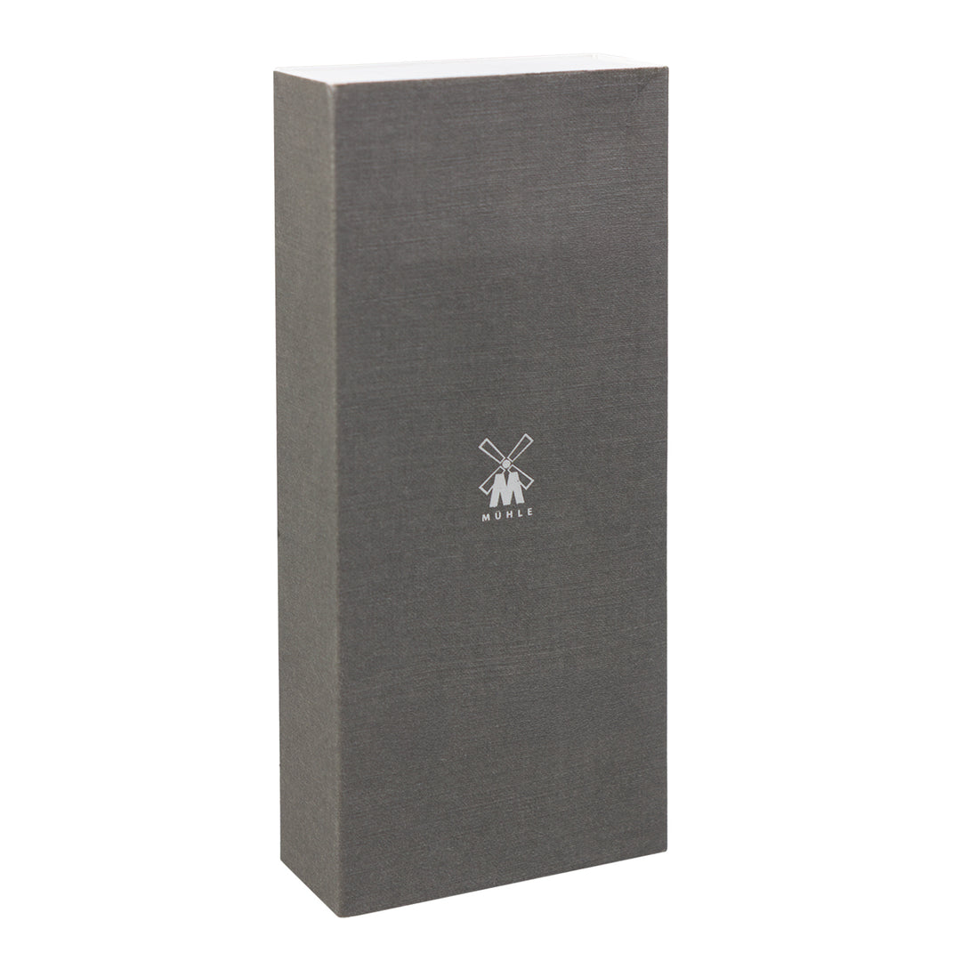 Navaja tradicional, hoja de afeitar, latón cromado, MÜHLE R89