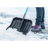 Pala de nieve Cellfast, mango de aluminio, 140 cm de longitud, Cellpro 40-340 + rascador de vidrio