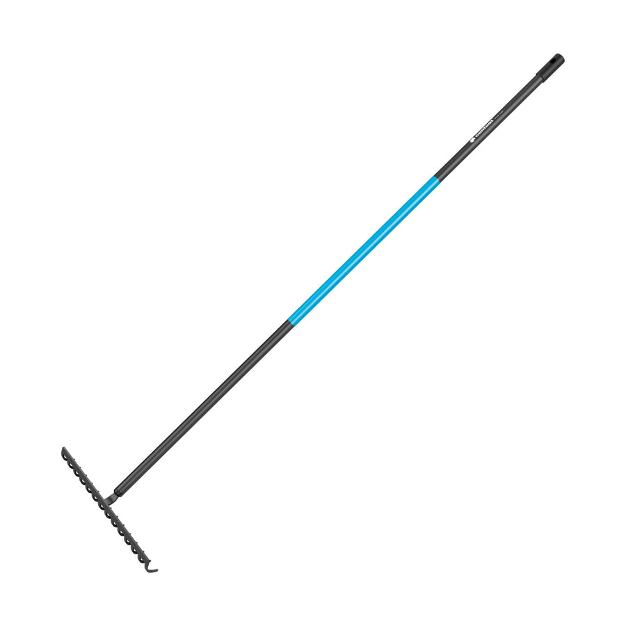 Rastrillo metálico Cellfast, universal, mango de aluminio, 155 cm, Cellpro 40-208