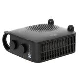 Termoventilador Adler, 2 niveles de potencia, máx. 2000 W, termostato, negro, AD 7725