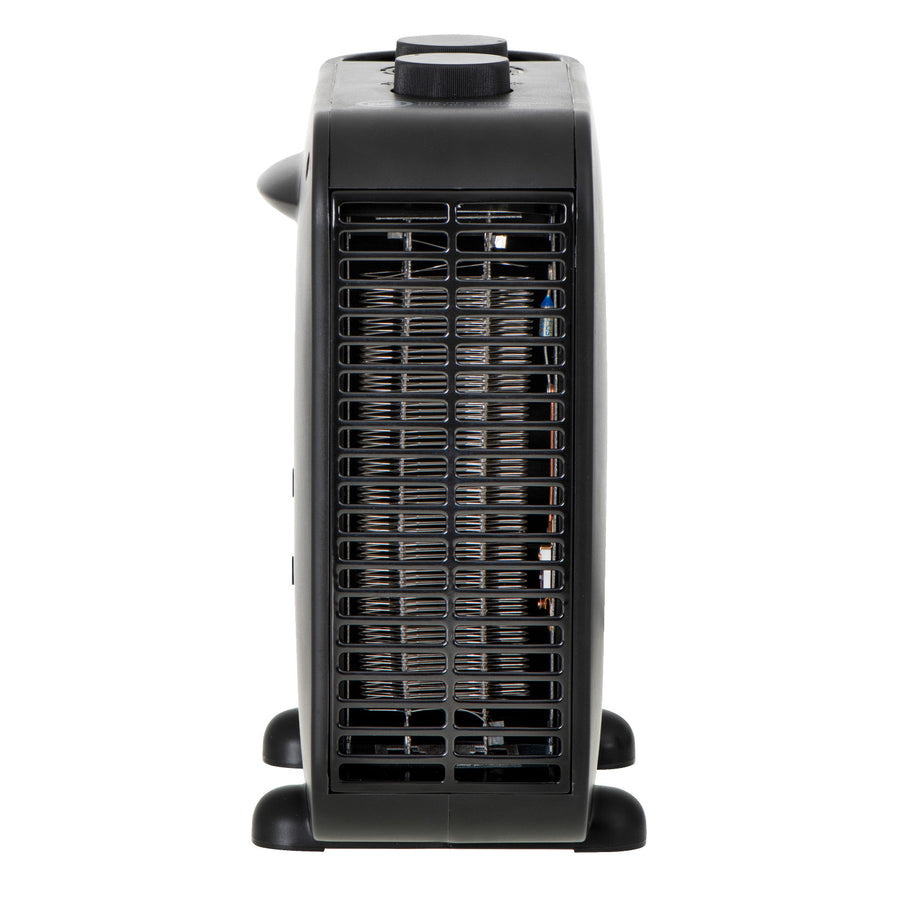 Termoventilador Adler, 2 niveles de potencia, máx. 2000 W, termostato, negro, AD 7725