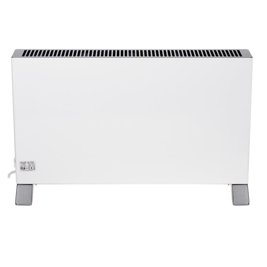 Convector Adler, pantalla LED, mando a distancia, 3 niveles de calefacción, termostato, máx. 2000W, AD 7752