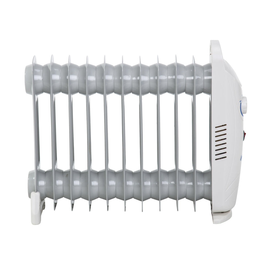 Calentador de aceite Mesko, 11 costillas, 1200W, control de temperatura, gris, MS 7806