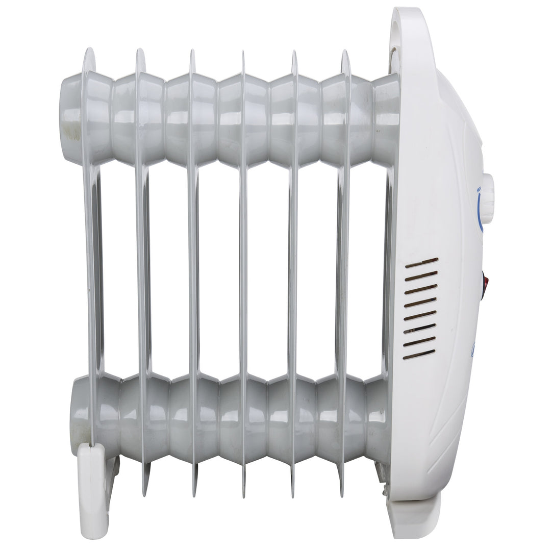 Calentador de aceite Mesko, 7 costillas, 800W, control de temperatura, gris, MS 7804