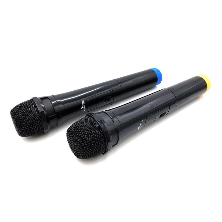 Dos micrófonos inalámbricos con receptor USB para altavoz con función karaoke, Mediatech MT395