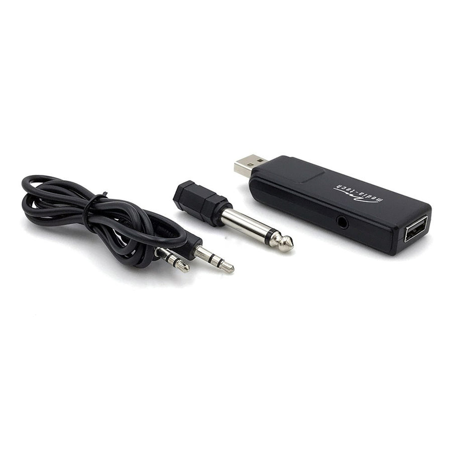 Dos micrófonos inalámbricos con receptor USB para altavoz con función karaoke, Mediatech MT395