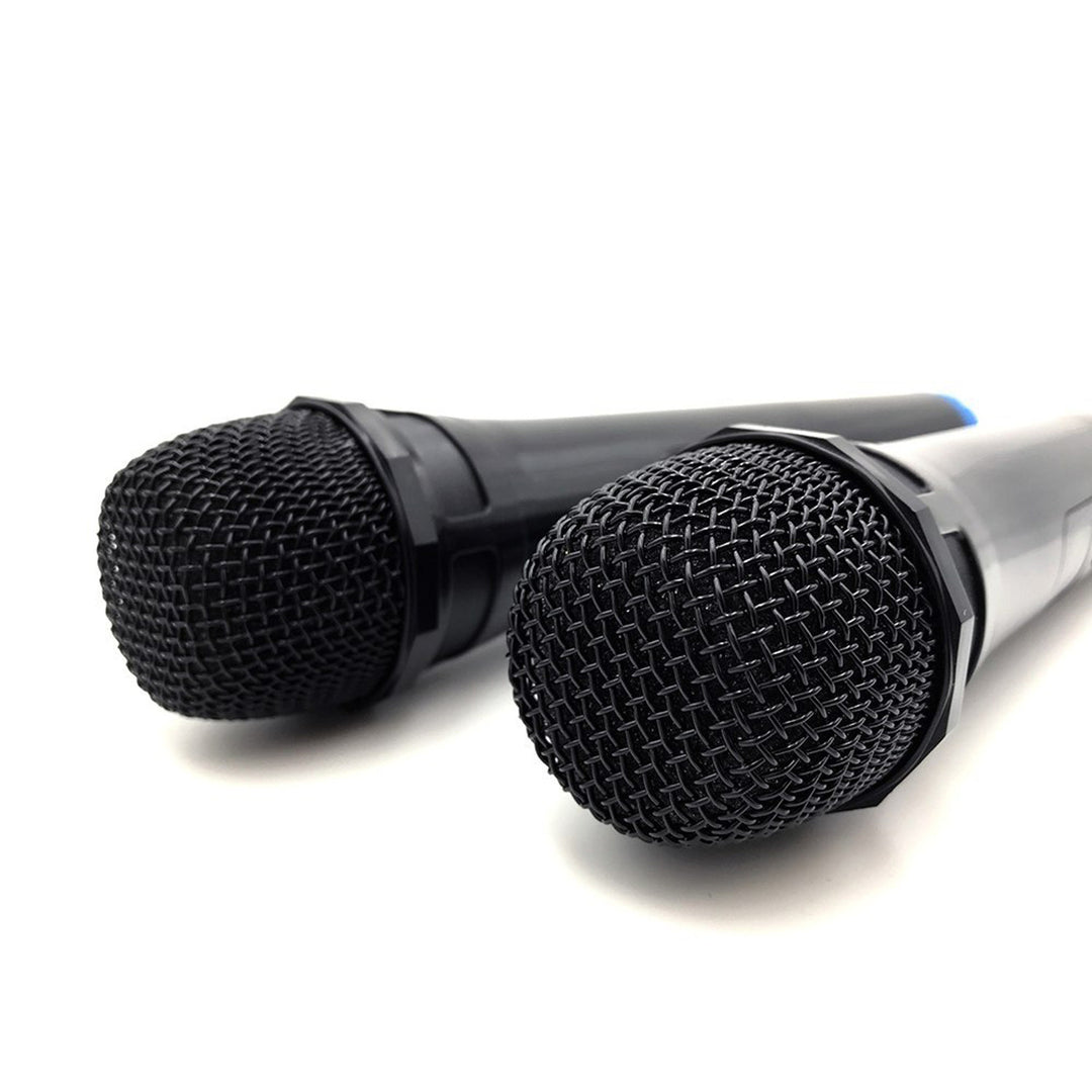 Dos micrófonos inalámbricos con receptor USB para altavoz con función karaoke, Mediatech MT395