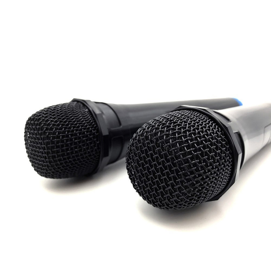 Dos micrófonos inalámbricos con receptor USB para altavoz con función karaoke, Mediatech MT395