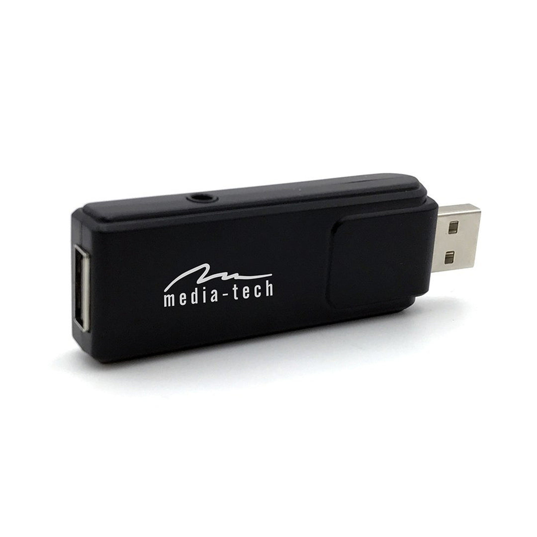 Dos micrófonos inalámbricos con receptor USB para altavoz con función karaoke, Mediatech MT395