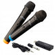 Dos micrófonos inalámbricos con receptor USB para altavoz con función karaoke, Mediatech MT395