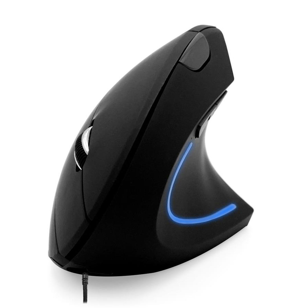 Ratón óptico vertical Vertic, con cable, óptico, 6400 DPI, 5 botones, MT1122