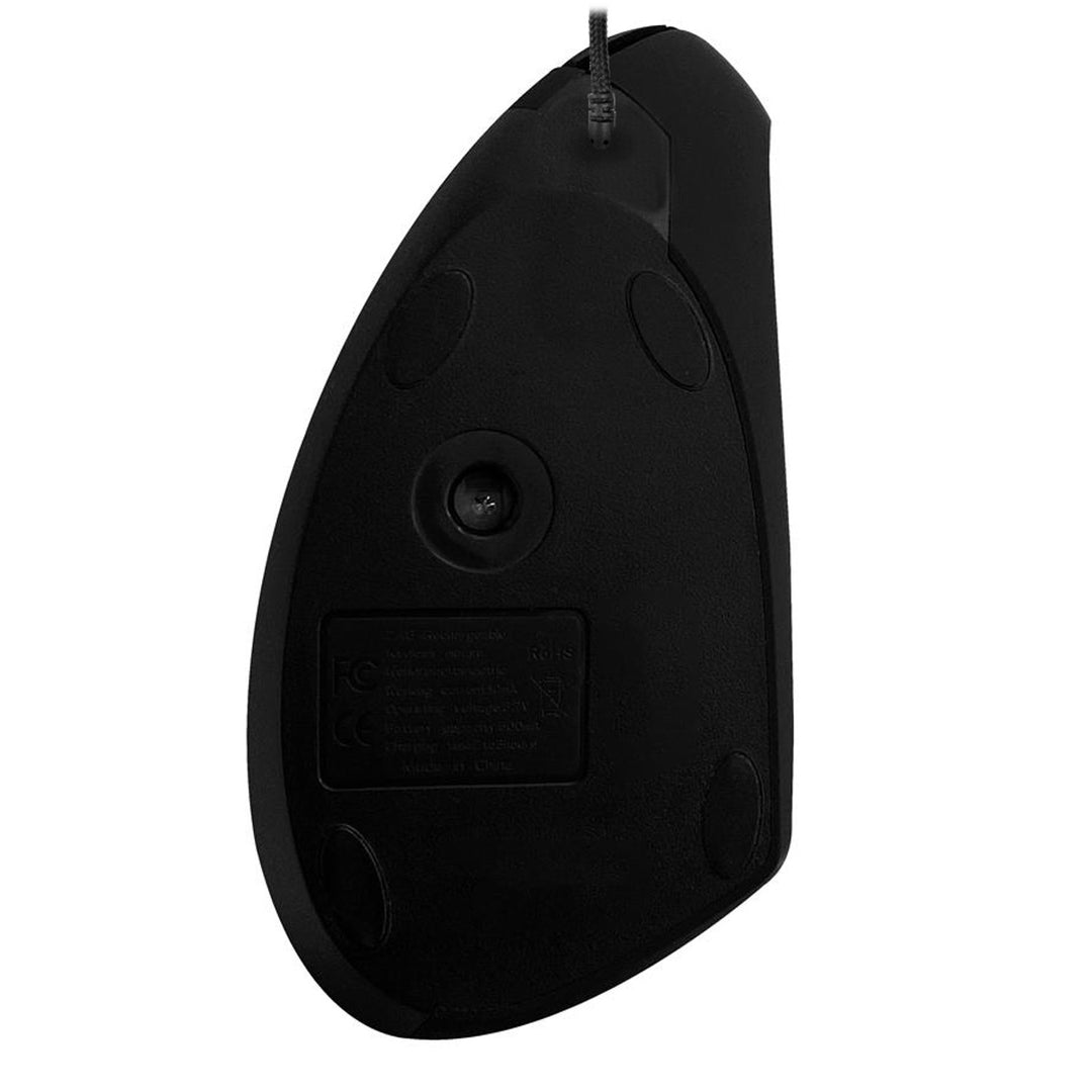 Ratón óptico vertical Vertic, con cable, óptico, 6400 DPI, 5 botones, MT1122