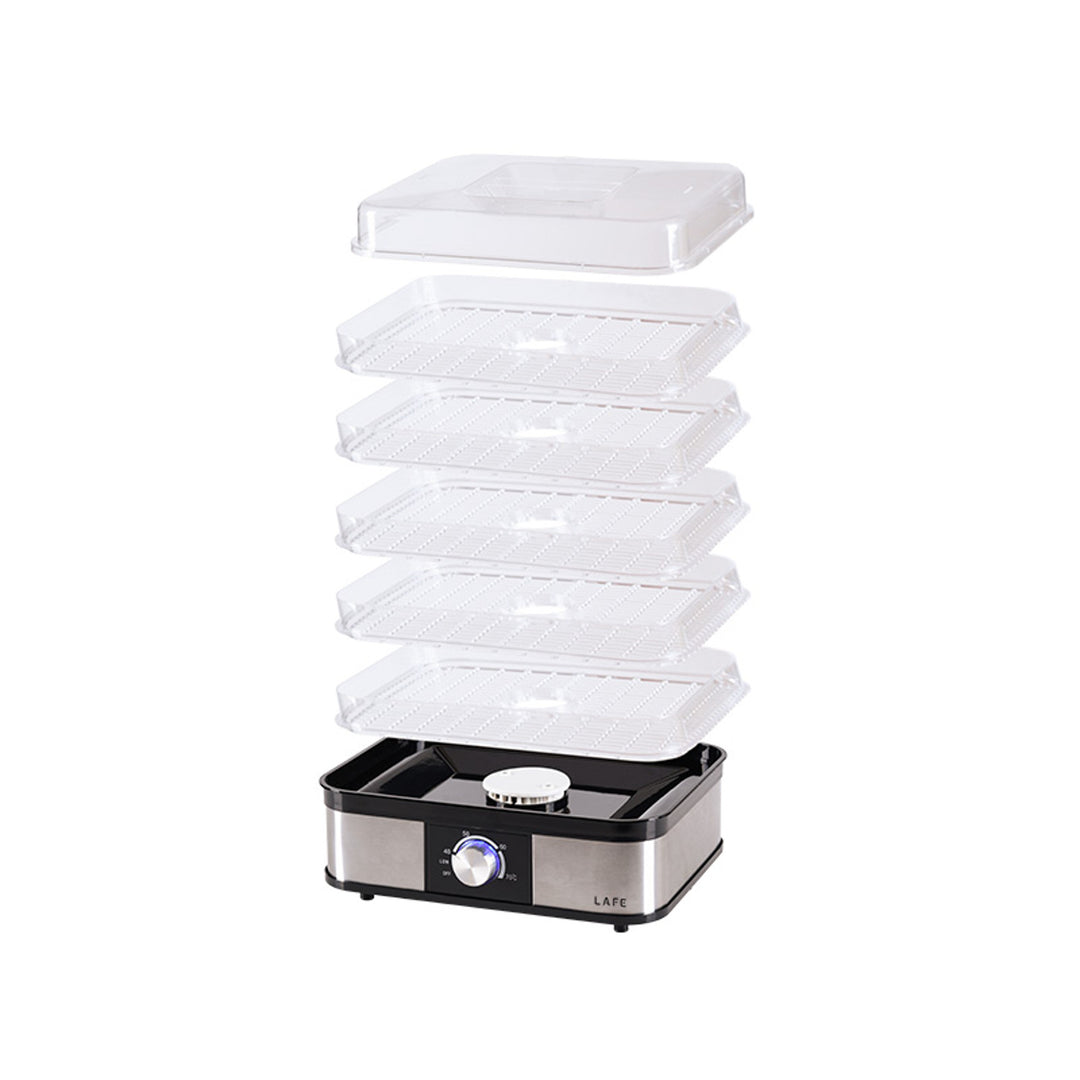 Secador de lafe, para setas, frutas, verduras, 250W, 5 tamices, control de temperatura, NutriDry