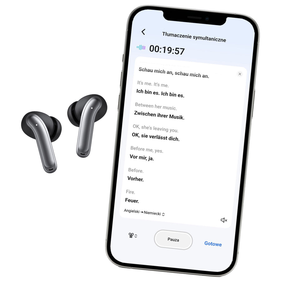 Auriculares inalámbricos Audiocore, ANC híbrido, ENC, 6 micrófonos, estuche de carga, Tuya, AC591 PRO