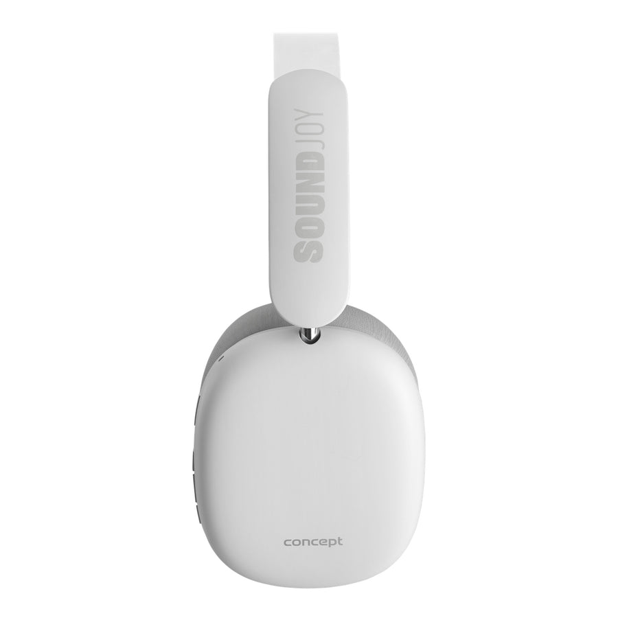 Auriculares intrauditivos inalámbricos Concept SoundJoy, hasta 70 horas de reproducción, Bluetooth 5.4, carga rápida, cancelación activa del ruido hasta 33 dB, blanco, HS4061