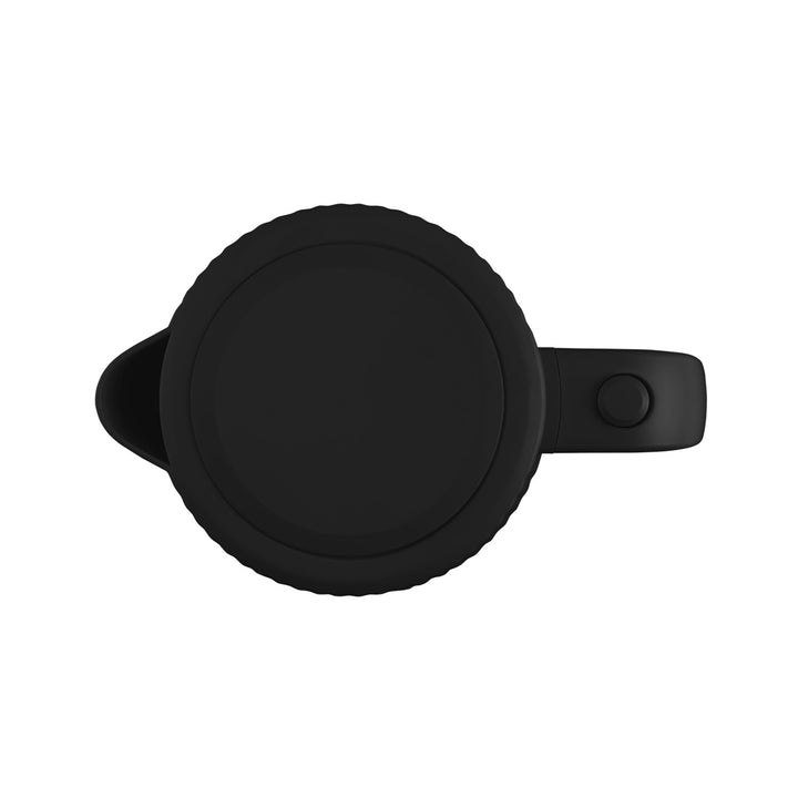 Concept hervidor eléctrico de plástico, 1,7L, diseño estriado, triple sistema de seguridad, filtro de sedimentos, indicador de nivel de agua, negro, RK2391