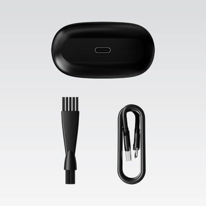 Afeitadora eléctrica Maestro, 2 cabezales, carga USB C, autonomía de hasta 60 minutos, fácil limpieza, MR-671