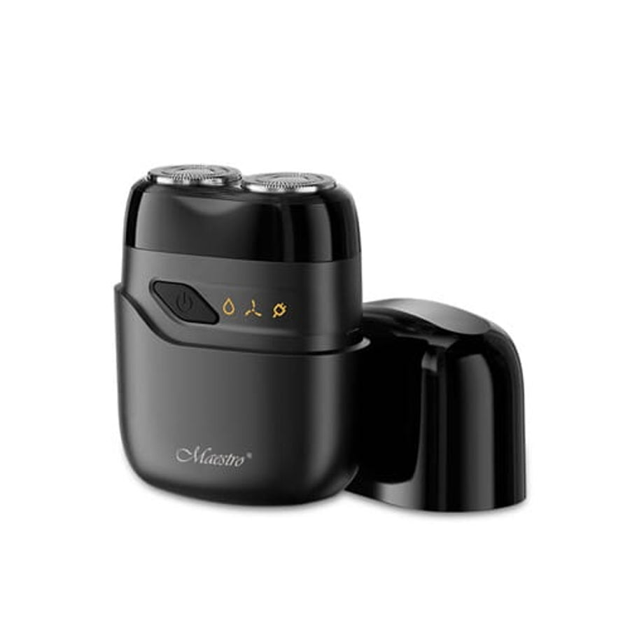 Afeitadora eléctrica Maestro, 2 cabezales, carga USB C, autonomía de hasta 60 minutos, fácil limpieza, MR-671