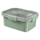 Curver Recipiente para alimentos, tapa hermética, válvula en la tapa, 100% reciclado, apto para microondas, 250003